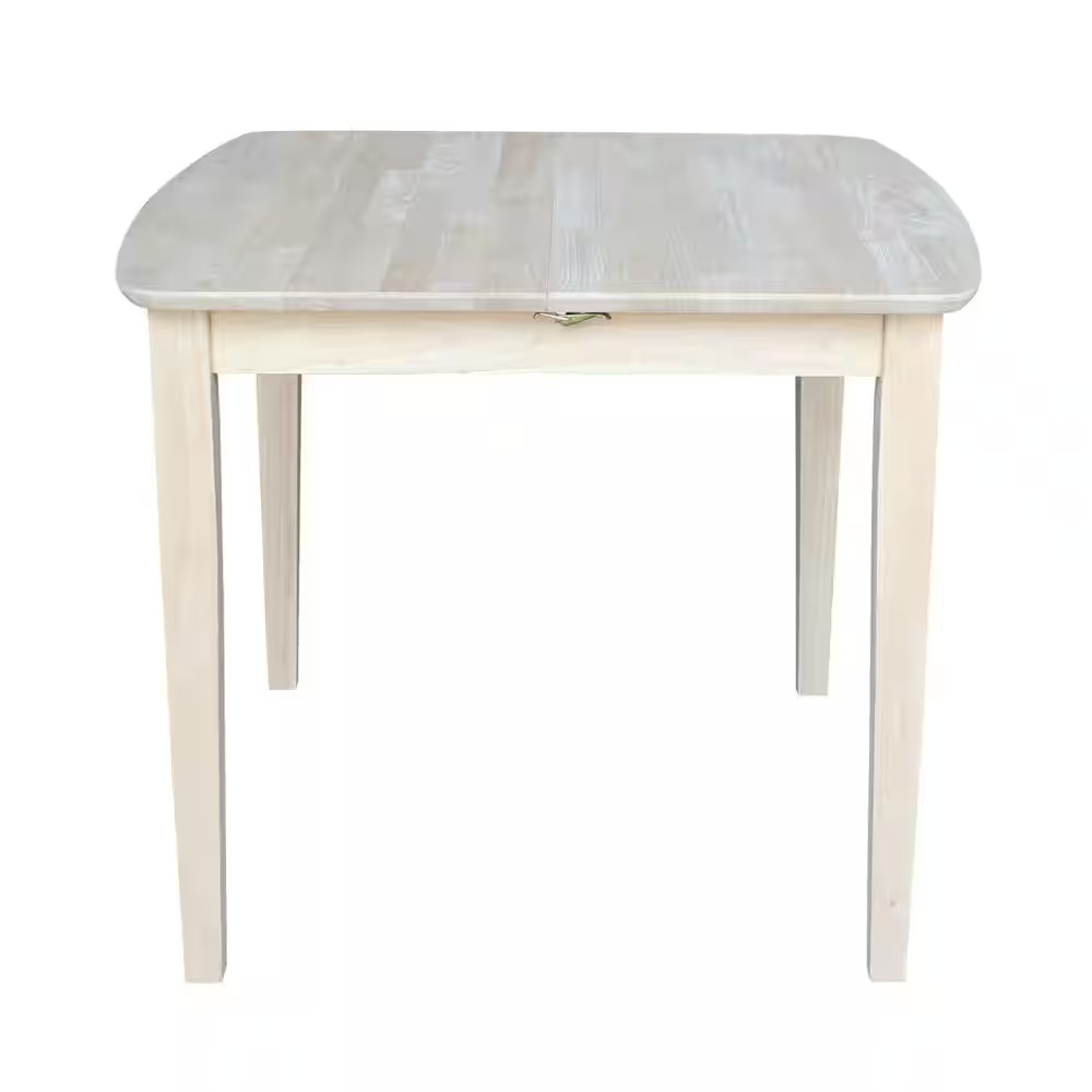 Unfinished Shaker Leg Dining Table