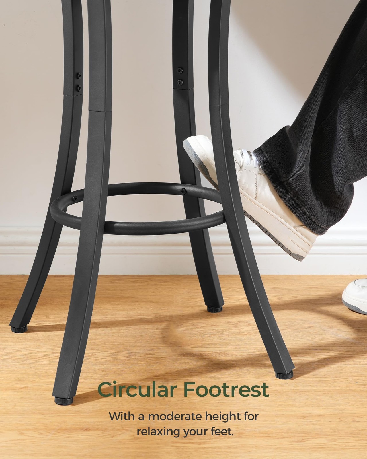 Round Bar Table, 2-Tier High Top & Counter Height Dining Table, for Bistro, P…