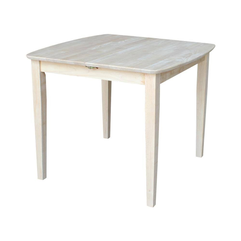 Unfinished Shaker Leg Dining Table