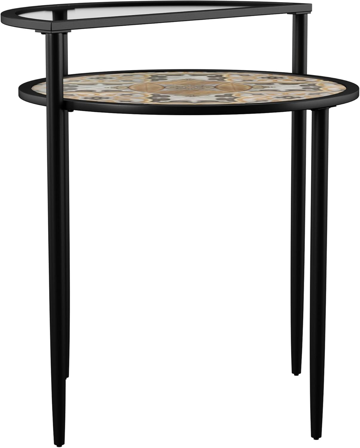 Lorengo Multicolor Accent Table – 24″W x 23″D x 24″H by