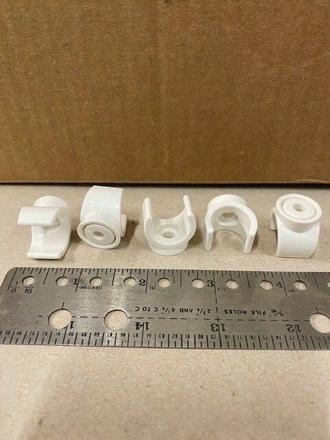 5 Plastic 1/2 inch clips for underneath your TV tray tables