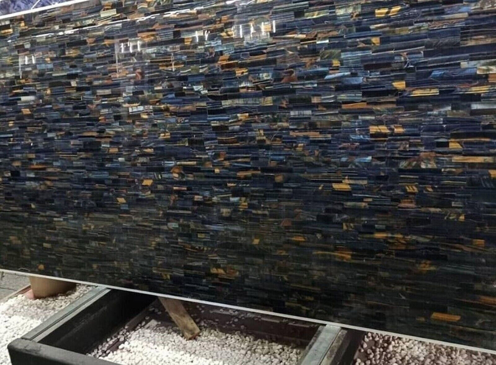 Stunning Tiger Eye Table Tops Kitchen Slab Counter Desk Table Dining Room Decors