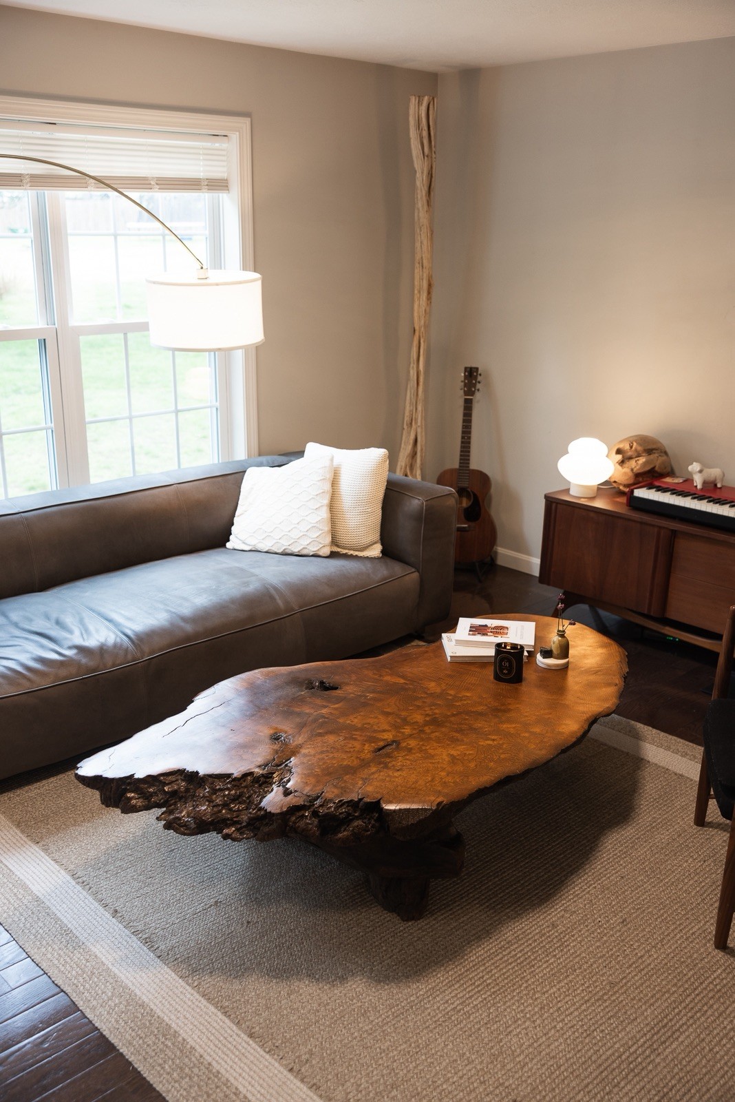 1970’s Live Edge Redwood Burl Coffee Table