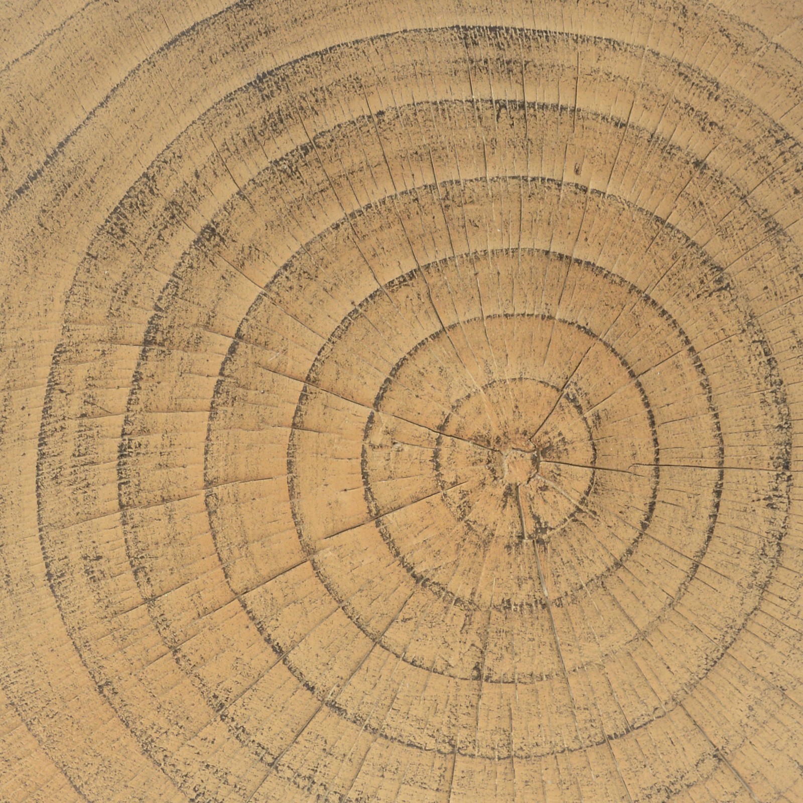 MGO -Hollow Side Table, Wood-like texture, Natural Color