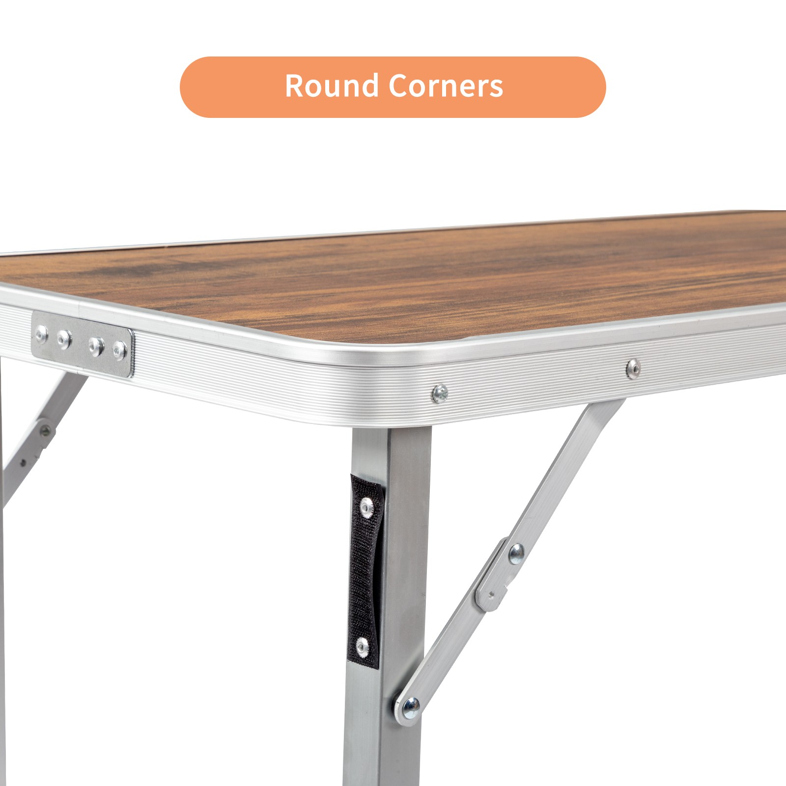 Portable Folding Bar Table With Shelf, Tradeshow Podium Table