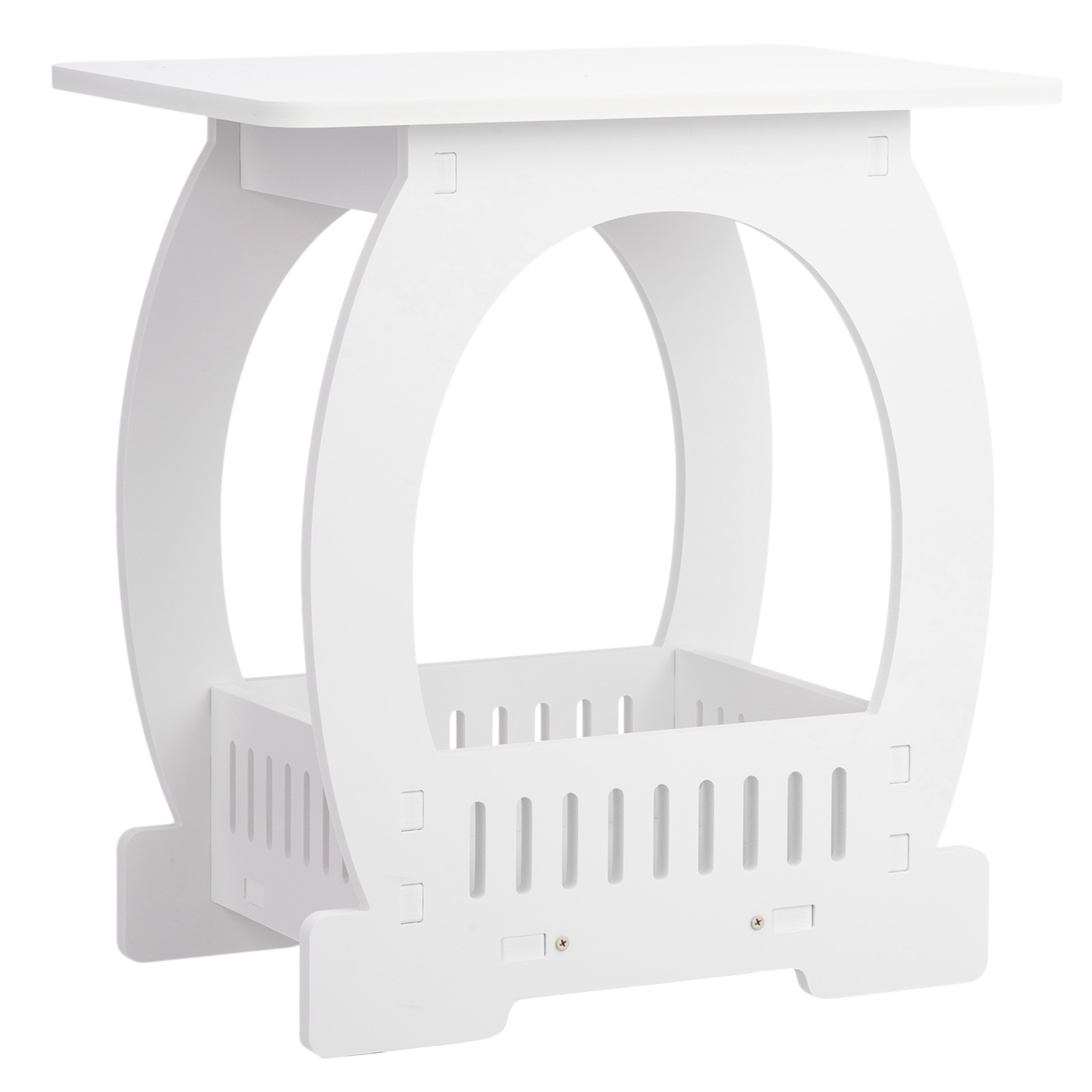 Spaces, Modern Arch Design Bedside Table for Indoor Outdoor,
