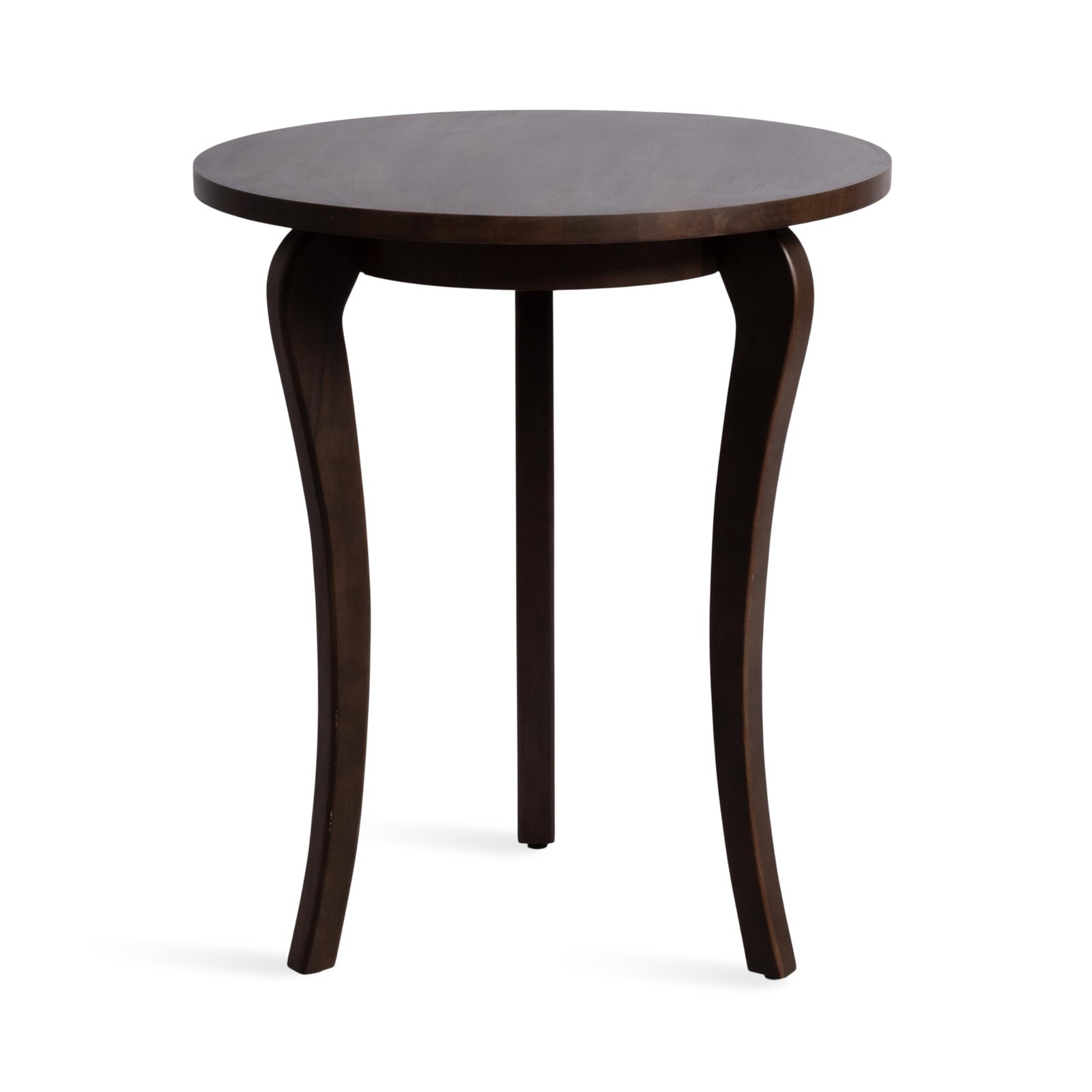 Mariona Traditional Round Mango Wood Entryway Table, 26 x 26 x 30, Dark Brown…
