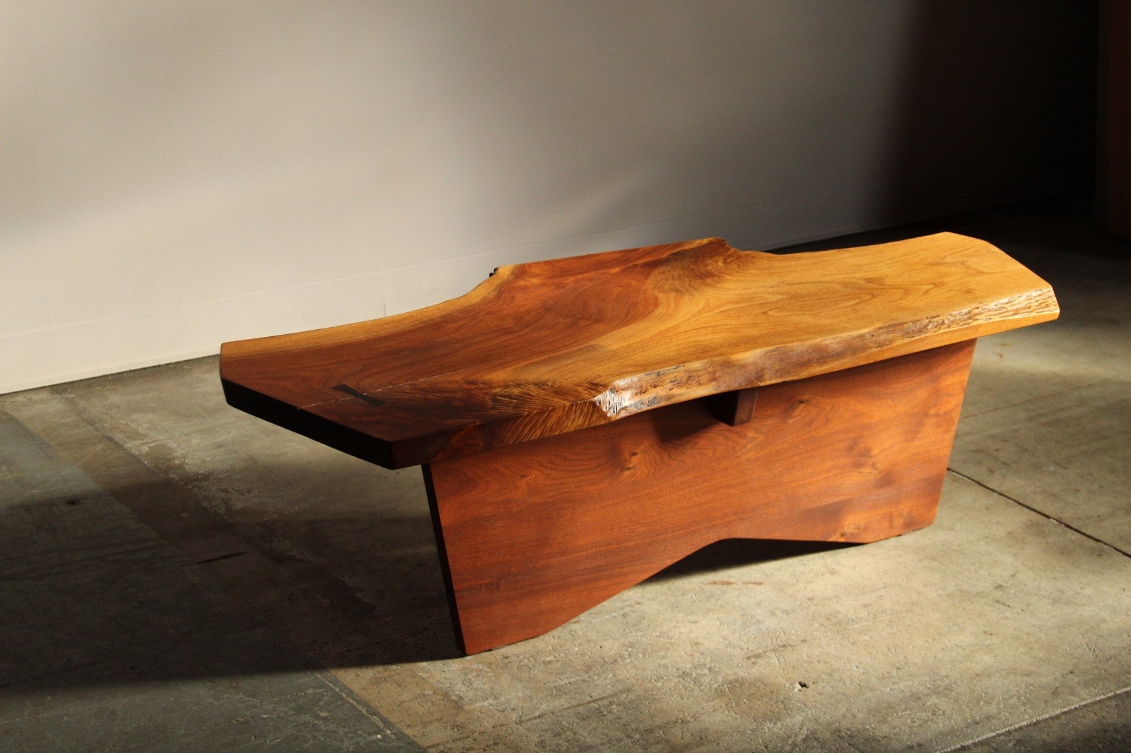 Live Edge Coffee Table by Gino Russo, 1970s