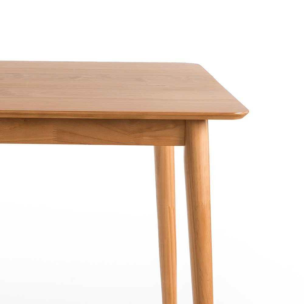 Wood Dining Table 47″ Solid Wood Kitchen Office Dining Room Table Easy Assembly